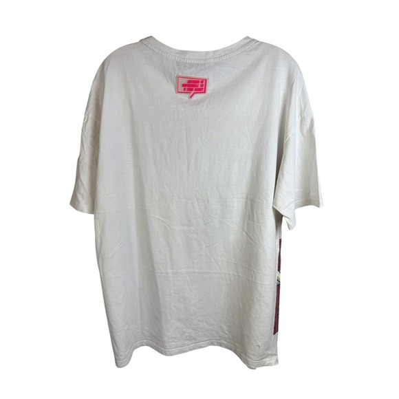 Disney Mulan Shirt Womens Large White Coolio Jersey Top Graphic Fierce Fearless - Picture 5 of 8